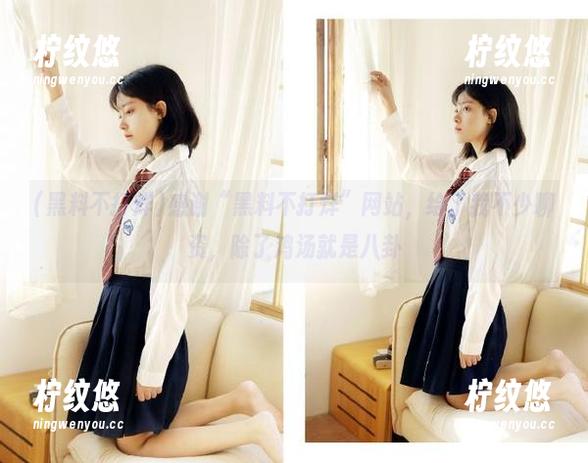 感谢“黑料不打烊”网站，给了我不少聊资，除了鸡汤就是八卦